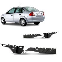 Guia Parachoque Fiesta Sedan 2003 2004 2005 A 2010 Traseiro