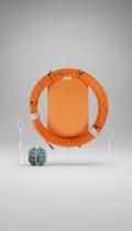 Guia Passa Fio Helicoidal 20m Laranja 4.5mm