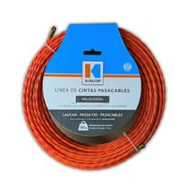 Guia Passa Fio Profissional Resistente Eletricista 10m Kalop