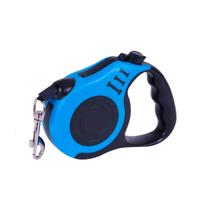 Guia Passeio Retrátil Resistente C/ Trava Segurança 5 Metros