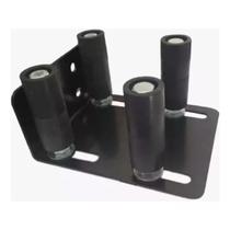 Guia Portão 4 X 1 Com 4 Roletes 27,70 X 70 Mm - Preto Guia Portão 4 X 1 Com 4 Roletes 27,70 X 70 Mm - Preto