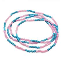 Guia Proteção Azul e Rosa Erê Cristal Livra Todo Mal 60cm