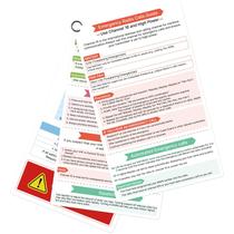 Guia rápido OCQOTAT de referência de rádio VHF marinho: 3 unidades