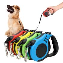 Guia retratil 5m p/ coleira cachorro cao dog ate 20kg