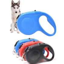 Guia Retrátil Cachorro 5m Cães Até 15kg Passeio Pets