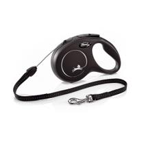 Guia Retrátil FLEXI New Classic Cord 8m 12kg Preta Guia Retrátil FLEXI New Classic Cord 8m 12kg Preta