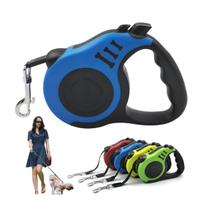 Guia Retratil P/ Coleira 5 Metros Ate 20 Kg Cachorro dog gato pet - Retractable Dog