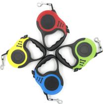 Guia Retrátil Para Cães, Gatos, Coleira Pet , Resistente 3 Metros