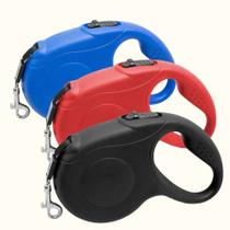 Guia Retrátil Patinha 3 metros para Cães Pets Guia Retrátil Patinha 3 metros para Cães Pets