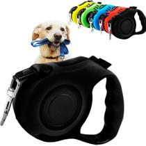 Guia Retrátil Pet Premium Azul Original 3 Metros Para Uso Confortável