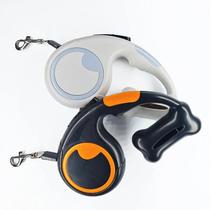 Guia Retrátil Premium 5m com Porta Saco para Cães e Gatos