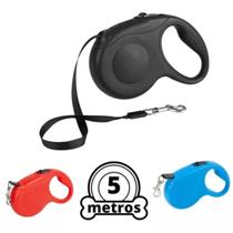 Guia retratil pro 5m cor:preto