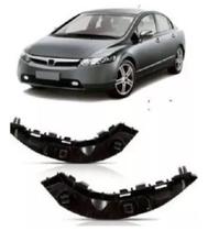Guia Suporte Parachoque Dianteiro New Civic 2008 A 2011 Par