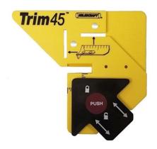 Guia Trim 45º P/Bordas 8401 Unic Preto/Amarelo Preto/Amare