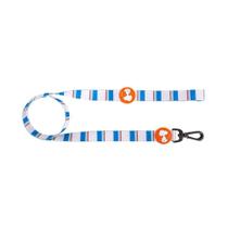 Guia Zooz Pets Snoopy Blue Orange para Cães - Tamanho PP Guia Zooz Pets Snoopy Blue Orange para Cães - Tamanho PP