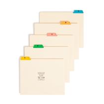 Guias de arquivo: SMEAD Top Tab, 1/5-Cut, tamanho carta, 25 unidades Guias de arquivo: SMEAD Top Tab, 1/5-Cut, tamanho carta, 25 unidades