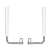 Guias de Reboque de Barco JY PERFORMANCE - Ajustáveis 40/48 - Kit com 2 Unidades