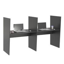 Guiche de Atendimento 2 Lugar Veneza Preto Onix Guiche de Atendimento 2 Lugar Veneza Preto Onix