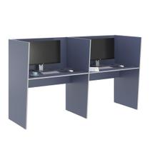 Guiche de Trabalho 2 Lugares Grecia Azul Guiche de Trabalho 2 Lugares Grecia Azul