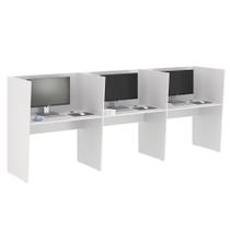 Guiche Office 3 Lugares Irlanda Branco Guiche Office 3 Lugares Irlanda Branco