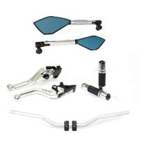 Guidão Alto Manopla Manete Retrovisor Xt Crosser Lander Guidão Alto Manopla Manete Retrovisor Xt Crosser Lander