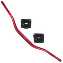 Guidão alumínio esportivo baixo fat bar CRF230 CRF250 CB300 Sahara Tornado Fan Titan Bros XRE CB 250 300 XTZ Twister