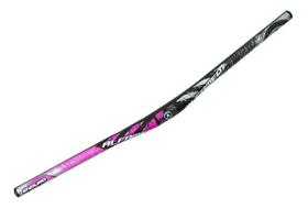Guidão Bike Alumínio Alfameq 31.8X720Mm - Preto Com Rosa Guidão Bike Alumínio Alfameq 31.8X720Mm - Preto Com Rosa