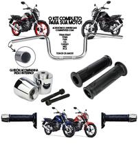 Guidão Cargo 160 2016/2022 C/ Peso Da Pcx Manopla Riscada