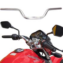 Guidão Cb Twister 2009 a 2015 / Cb 300 2004 a 2008 Cromado Rosca Para Peso Moto