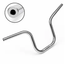Guidão CB2 Cromado com Curvatura Elevada e Encaixe Reforçado para Motocicletas Guidão CB2 Cromado com Curvatura Elevada e Encaixe Reforçado para Motocicletas