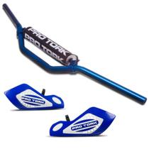 Guidão Cross Alto + Protetor De Mão Hand Guards Pro Tork