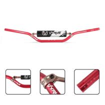Guidão Cross Bar Vyrus 22mm C/ Barra Protetor Espuma Trilha Motocross