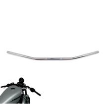 Guidão Custom Reto Café Racer 76 cm Preto Cromado Motocicletas Café Racer Guidão Custom Reto Café Racer 76 cm Preto Cromado Motocicletas Café Racer