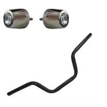 Guidão Dafra Next Preto Todos Os Anos Par de Pezinhos Durabilidade