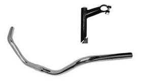 Guidão e Mesa Caiçara Beach Bicicleta Praiana Vintage Retrô - Cromado Guidão e Mesa Caiçara Beach Bicicleta Praiana Vintage Retrô - Cromado