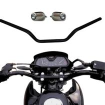 Guidão Esportivo A Xt 125 Com Pezinho Pcx Pilotar Segurança Resistência