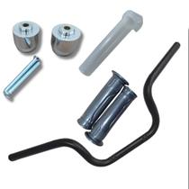 Guidão Factor A Partir De 2022 Preto Com Manopla Roldana E Pezinho