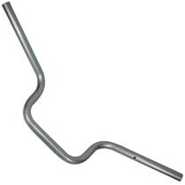 Guidão guidom YBR125 Factor 2000 a 2016 sem suporte para peso grafite prata