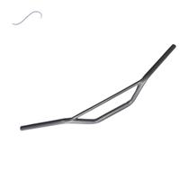 Guidão Guidon XRE 300 Cinza Grafite / Prata Oco Parede 1,9mm