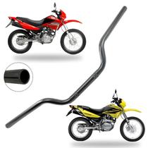 Guidao honda nxr125/150/160 bros 2003 a 2024 preto e cinza