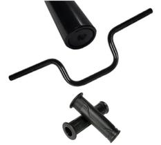 Guidão Mais Manopla Moto Factor 125 150 Fazer 150 Preto Yamaha Rosca