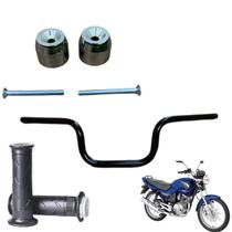 Guidão Mais Pezinho e Manopla Factor 125 Fazer 150 Yamaha Acessórios