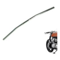 Guidão Modelo Custom Reto Café Racer Cromado Preto Acessório Motocicletas Resistente