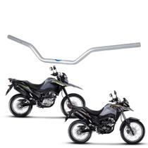 Guidão Modelo Original 1,9mm compatível com NXR 160/BROS 2015 cor Prata Pro Tork - GU-135HPTA