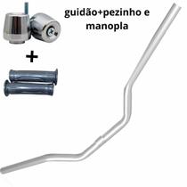 Guidão Modelo Tenerê Peso Manopla Compatível XTZ 250 Crosser 250 Lander 250 Pilotagem Estável