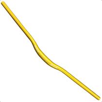 Guidão mtb downhill alumínio 31.8x35mm butted dourado GTA