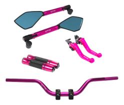 Guidão Naked Manopla Retrovisor Manete Dafra Next 250 300