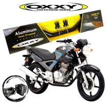 Guidão Oxxy Fat Adaptador Alto Preto Fosco Cbx250 Twister