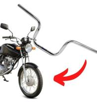 Guidão Pro Tork Cromado Honda Cg 125, 150 Titan Mix, Ex, Fan Guidão Pro Tork Cromado Honda Cg 125, 150 Titan Mix, Ex, Fan