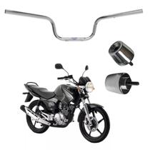 Guidão YBR 125 2001 a 2015 e Factor com Peso PCX e Pesinho para Moto Rosqueado